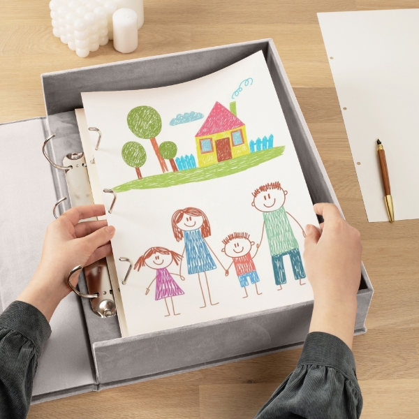 Best Ways to Keep Kids' Drawings Safe and Organized